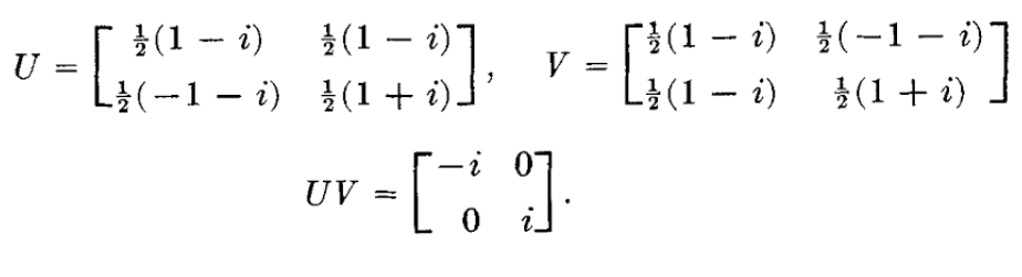 Sample values for U and V