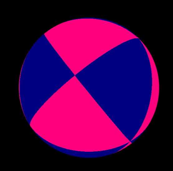 A (2,3,3) tiling of the plane.